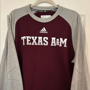 Adidas Texas A&M Lightweight Pullover
